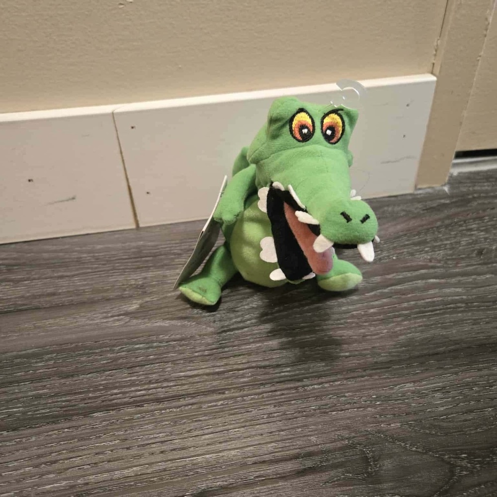 Disney Store Bean Bag Peter Pan Tick Tock Croc Plush